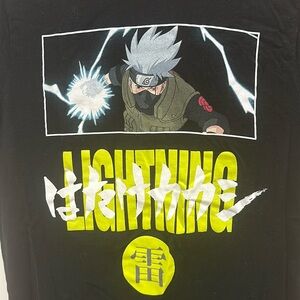 VGUC NARUTO Kakashi T Shirt Tee Short Sleeve Graphic Top Size S Small